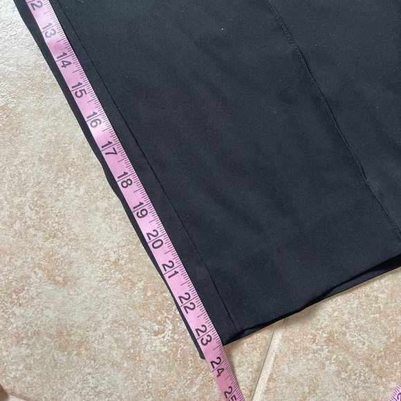 Chico’s Black Label Wide Leg Black Capri Pants Size 16 - Picture 7 of 8